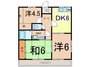 相馬駅 徒歩16分 2階の物件間取画像